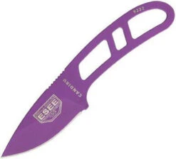 ESEE Knives 'Candiru" Purple Fixed Blade Neck Knife 2" (Black Sheath)