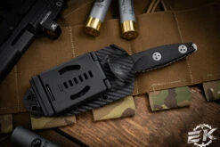 Microtech Socom Alpha Mini Fixed Blade Knife Black G10 3.75" Tanto Apocalyptic 114M-10AP -Best Knifes Shop 114M 10 AP 4 51897.1674194458