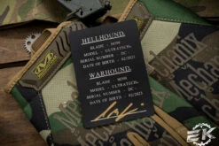 Microtech Ultratech Death Card Warhound/Hellhound Set 3.4" Bronze 119-13SET-DCS -Best Knifes Shop 119 13 SET DCS 3 18798.1677106865