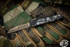 Microtech Ultratech Death Card Warhound/Hellhound Set 3.4" Bronze 119-13SET-DCS -Best Knifes Shop 119 13 SET DCS 9 77332.1677106858