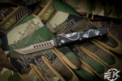 Microtech Ultratech Death Card Warhound/Hellhound Set 3.4" Bronze 119-13SET-DCS -Best Knifes Shop 119 13 SET DCS 00241.1677106856