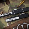 Microtech Ultratech Tri Grip Hellhound OTF Automatic Knife Blasted Hardware 3.4" Black Two Tone 119T-1EKS (EKnives EKclusive) 2 Microtech Ultratech Tri Grip Hellhound OTF Automatic Knife Blasted Hardware 3.4" Black Two Tone 119T-1EKS (EKnives EKclusive) -Best Knifes Shop 119T 1 EKS 2 34317.1685627392