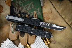 Microtech Ultratech Tri Grip Gun Metal Hardware OTF Automatic Knife 3.4" Hellhound 119T-1GMEKS (EKnives EKclusive) 5 Microtech Ultratech Tri Grip Gun Metal Hardware OTF Automatic Knife 3.4" Hellhound 119T-1GMEKS (EKnives EKclusive) -Best Knifes Shop 119T 1 GMEKS 2 04751.1687556969