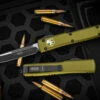 Microtech Ultratech OTF Automatic Knife OD Green 3.4" Drop Point Black 121-1OD -Best Knifes Shop 121 10D 2 24304.1680815912