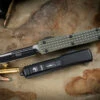 Microtech Ultratech Frag OD Green G10 OTF Knife 3.4" Drop Point Black 121-1FRGTODS -Best Knifes Shop 121 1 FRGTODS 2 44274.1686188091