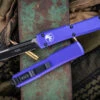 Microtech Ultratech OTF Automatic Knife Purple 3.4" Drop Point Black 121-1PU -Best Knifes Shop 121 1 PU 21245.1664561573