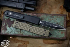 Microtech Ultratech Frag OD Green G10 OTF Knife 3.4" Dagger 122-1FRGTODS -Best Knifes Shop 122 1 FRGTODS 87783.1686169370