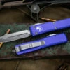 Microtech Ultratech OTF Automatic Knife Purple 3.4" Dagger Satin 122-4PU -Best Knifes Shop 122 4 PU 2 89479.1684855842
