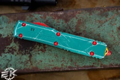 Microtech Ultratech Bounty Hunter OTF Automatic Knife 3.4" Tanto Serrated Stonewash 123-12BH -Best Knifes Shop 123 12 BH 2 69021.1686170543