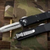 Microtech Troodon OTF Automatic Knife Black OTF 3" Dagger Satin 138-4 -Best Knifes Shop 138 4 2 76485.1688498680