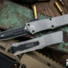 Microtech Combat Troodon OTF Automatic Knife Gray Aluminum 3.8" Dagger Black 142-1TG 2 Microtech Combat Troodon OTF Automatic Knife Gray Aluminum 3.8" Dagger Black 142-1TG -Best Knifes Shop 142 1 TG 2 25597.1691439589