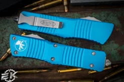 Microtech Combat Troodon OTF Automatic Turquoise 3.8" D/E Satin 142-4TQ -Best Knifes Shop 142 4 TQ 2 05023.1681883819