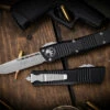 Microtech Combat Troodon OTF Automatic Knife 3.8" Drop Point Stonewash 143-10 -Best Knifes Shop 143 10 51812.1679602926