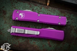 Microtech UTX-70 OTF Automatic Knife Violet 2.4" Dagger Stonewash 147-10VI 7 Microtech UTX-70 OTF Automatic Knife Violet 2.4" Dagger Stonewash 147-10VI -Best Knifes Shop 147 10 VI 2 92929.1681883928