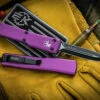 Microtech UTX-70 OTF Automatic Knife Violet 2.4" Dagger Black 147-1VI -Best Knifes Shop 147 1 VI 99500.1663875144