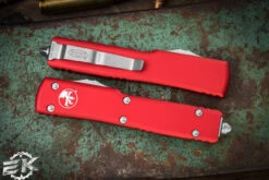 Microtech UTX-70 OTF Automatic Knife Red 2.4" Drop Point Satin 148-4RD -Best Knifes Shop 148 4 RD 2 30277.1681882585