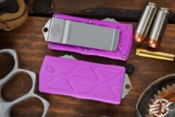 Microtech Exocet Money Clip OTF Automatic Knife Violet 1.9" Stonewash 157-10VI 7 Microtech Exocet Money Clip OTF Automatic Knife Violet 1.9" Stonewash 157-10VI -Best Knifes Shop 157 10 VI 3 54122.1667505536
