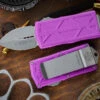 Microtech Exocet Money Clip OTF Automatic Knife Violet 1.9" Stonewash 157-10VI -Best Knifes Shop 157 10 VI 20189.1667505533
