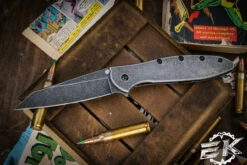 Kershaw Random Leek Reverse Tanto Assisted Opening Knife 3" Black SW