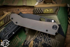 Medford 187 DP Folding Knife Bronze Titanium 3.75" Black PVD Drop Point 8 Medford 187 DP Folding Knife Bronze Titanium 3.75" Black PVD Drop Point -Best Knifes Shop 187 DP D2 D2 PVD STD Bronze Bronze PVD PVD 2 59176.1677106348