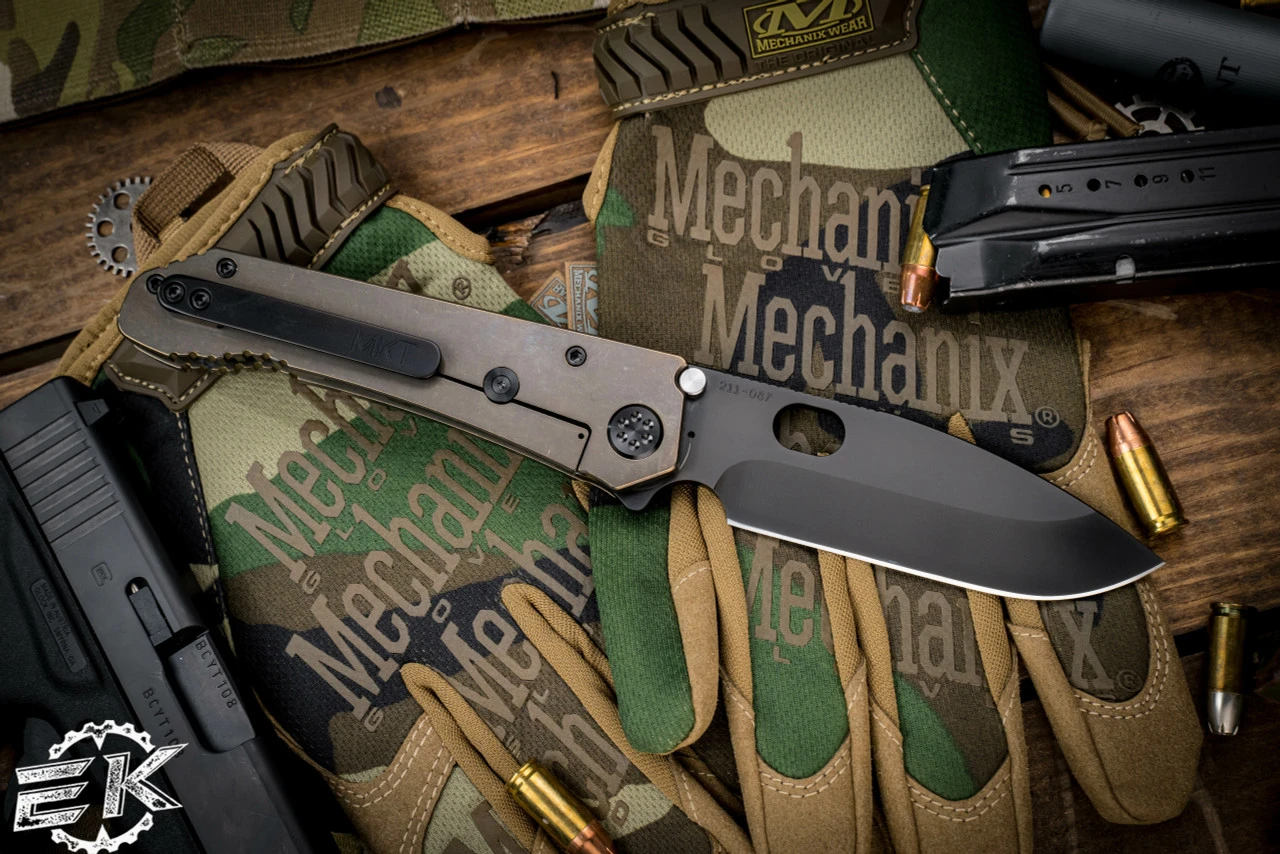 Medford 187 DP Folding Knife Bronze Titanium 3.75" Black PVD Drop Point 4 Medford 187 DP Folding Knife Bronze Titanium 3.75" Black PVD Drop Point - Image 2