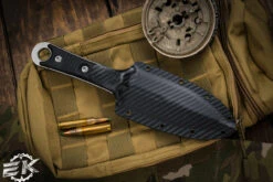 Microtech/Borka Blades SBD Fixed Blade Knife Black G10 4.3" Dagger Serrated 201-12 -Best Knifes Shop 201 12 2 15634.1679154365