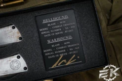 Microtech Combat Troodon Sand Trooper Hellhound/Warhound OTF Knife Set 3.8" Cerakote 219-1SETSADS -Best Knifes Shop 219 1 SET SADS 3 42216.1689113401