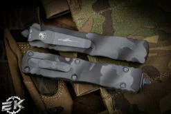 Microtech Dirac OTF Automatic Knife Urban Camo Cerakote 3" Dagger Camo 225-1UCS -Best Knifes Shop 225 1 UCS 3 18734.1675209370