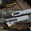 Microtech Dirac Delta OTF Automatic Knife Gray 3.75" Dagger Black 227-1TG 1 Microtech Dirac Delta OTF Automatic Knife Gray 3.75" Dagger Black 227-1TG -Best Knifes Shop 227 1 TG 38854.1691076186