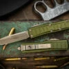 Microtech UTX-85 II Stepside OTF Automatic Knife OD Green 3.1" Drop Point Bronze 231II-13ODS 2 Microtech UTX-85 II Stepside OTF Automatic Knife OD Green 3.1" Drop Point Bronze 231II-13ODS -Best Knifes Shop 231II 13 ODS 3 92672.1681882691