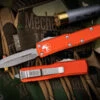 Microtech UTX-85 OTF Automatic Knife Orange 3.1" Dagger Stonewash 232-10OR 2 Microtech UTX-85 OTF Automatic Knife Orange 3.1" Dagger Stonewash 232-10OR -Best Knifes Shop 232 10 OR 3 51669.1676746602