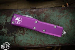 Microtech UTX-85 OTF Automatic Knife Violet 3.1" Dagger Stonewash 232-10VI 8 Microtech UTX-85 OTF Automatic Knife Violet 3.1" Dagger Stonewash 232-10VI -Best Knifes Shop 232 10 VI 4 56330.1685039692