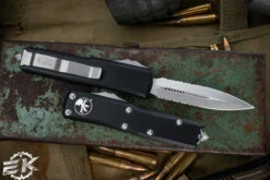 Microtech UTX-85 OTF Automatic Knife 3.1" Dagger Stonewash Serrated 232-11 5 Microtech UTX-85 OTF Automatic Knife 3.1" Dagger Stonewash Serrated 232-11 -Best Knifes Shop 232 11 37601.1685041167