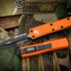 Microtech UTX-85 OTF Automatic Knife Orange 3" Dagger Serrated Black 232-2OR -Best Knifes Shop 232 2 OR 2 94926.1677537137