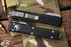 Microtech Ultratech Black OTF Knife 3.4" Drop Point Apocalyptic 121-10AP -Best Knifes Shop 232II 10S 2 00188.1682530255