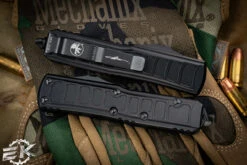 Microtech UTX-85 II Stepside OTF Automatic Knife 3" Dagger Black 232II-1TS -Best Knifes Shop 232II 1 TS 2 11045.1675356069