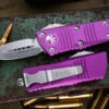 Microtech Mini Troodon OTF Automatic Cali Legal Knife Violet 1.9" Dagger Stonewash 238-10VI -Best Knifes Shop 238 10 VI 23372.1685040163