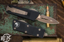 Microtech Troodon Mini OTF Automatic Knife 1.9" Dagger Bronze Apocalyptic (Cali-Legal) 238-13AP 5 Microtech Troodon Mini OTF Automatic Knife 1.9" Dagger Bronze Apocalyptic (Cali-Legal) 238-13AP -Best Knifes Shop 238 13 AP 2 52884.1691527800