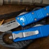 Microtech Troodon Mini Blue OTF Automatic Knife 1.9" Tanto Apocalyptic Stonewash 240-10APBL -Best Knifes Shop 240 10 APBL 2 13684.1669763856