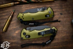 Benchmade Full Immunity AXIS Lock Folding Knife Woodland Green 2.5" Wharncliffe Black 290BK-2 -Best Knifes Shop 290BK 2 3 84831.1683835304