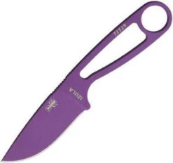 ESEE Knives Izula Purple Fixed Blade Neck Knife 2" Blade