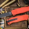 Benchmade Shootout Mesa Red Grivory OTF Automatic Knife 3.5" Tanto Black PVD 5370BK-04 -Best Knifes Shop 5370BK 04 2 75139.1691441931