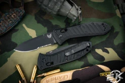 Benchmade Presidio II Automatic Knife Black 3.7" S30V Black Serrated 5700SBK