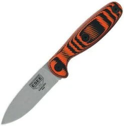 ESEE Knives Xancudo Orange G10 Fixed Blade Knife 3" Stonewash