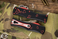 Microtech Twin Flames Hera 2 Knives Set 3" Black Double Edge 702-1SETTFS -Best Knifes Shop 702 1 SET TFS 2 22931.1676315873