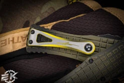 Microtech Hera FRAG Grenade Green OTF Knife 3" Drop Point Stonewash Apocalyptic Serrated 703-12APFRGS -Best Knifes Shop 703 12 APFRGS 4 74405.1679449668