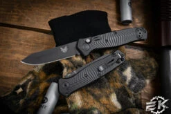 Benchmade Mediator Automatic Knife Black 3.3" Black Reverse Tanto 8551BK