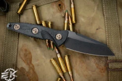 Microtech Socom Alpha Mini Fixed Blade Knife Carbon Fiber 3.75" Warcom DLC 93M-1DLCCFS -Best Knifes Shop 93M 1 DLCCFS 49496.1684486131