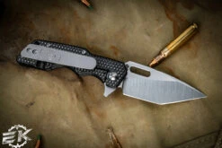 A2D Attn2Detail Mercantile Mark 1 Small Titanium Flat Barbell 2.75" Hissatsu 9 A2D Attn2Detail Mercantile Mark 1 Small Titanium Flat Barbell 2.75" Hissatsu -Best Knifes Shop A2D MK1SM BB HISS 97370.1686917909