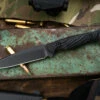 Toor Knives Anaconda Outlaw Fixed Blade Knife Ebony 3.75" Black Oxide -Best Knifes Shop Anaconda Outlaw 3 23839.1683270469